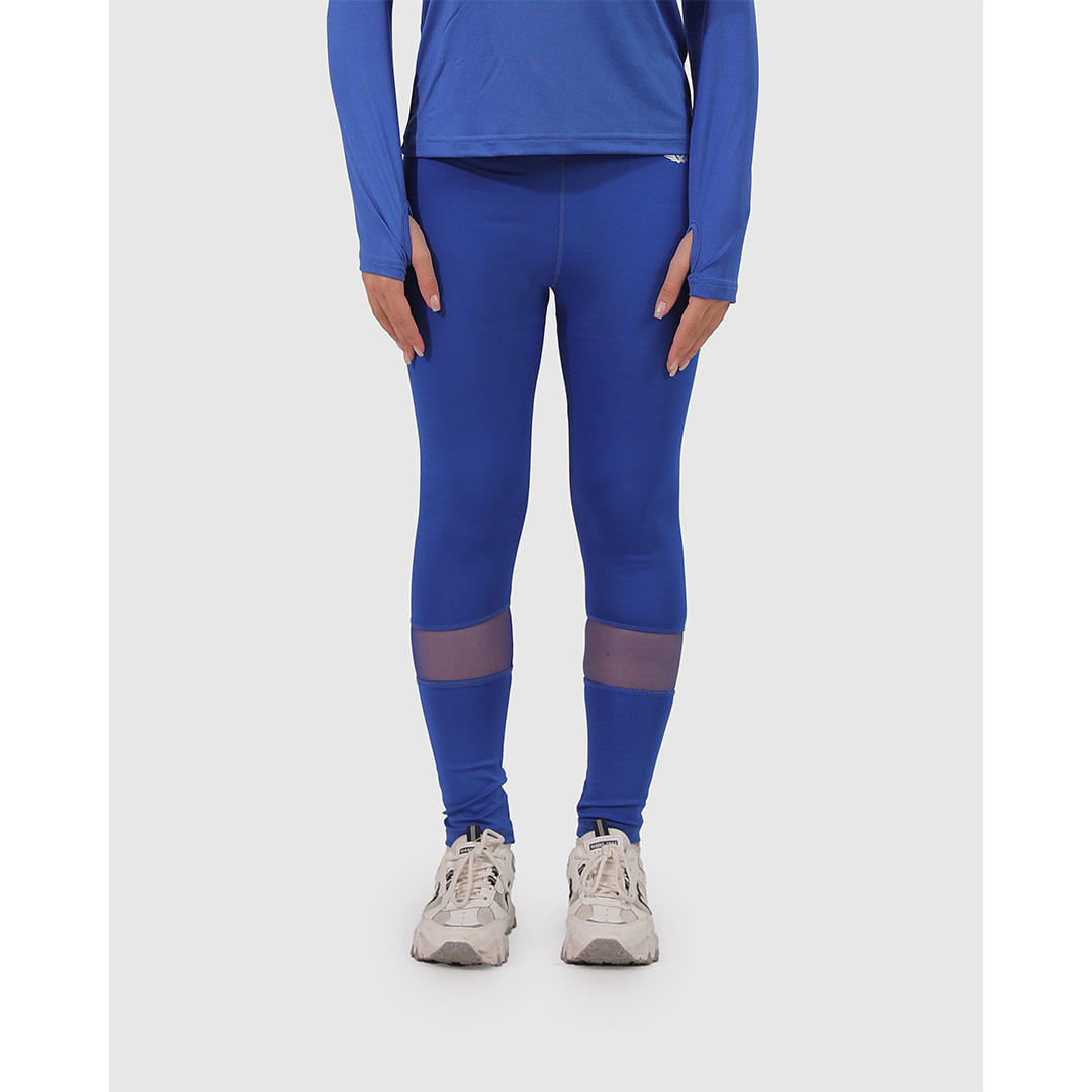 بنطلون ليجين رياضي حريمي - أزرق