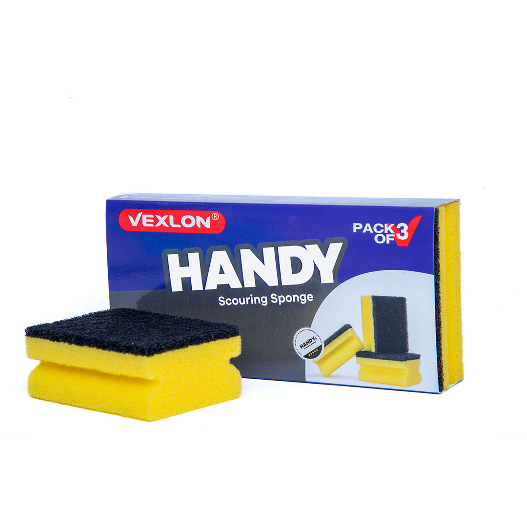 هاندى حجم صغير اسفنجة تنظيف - 3 قطع