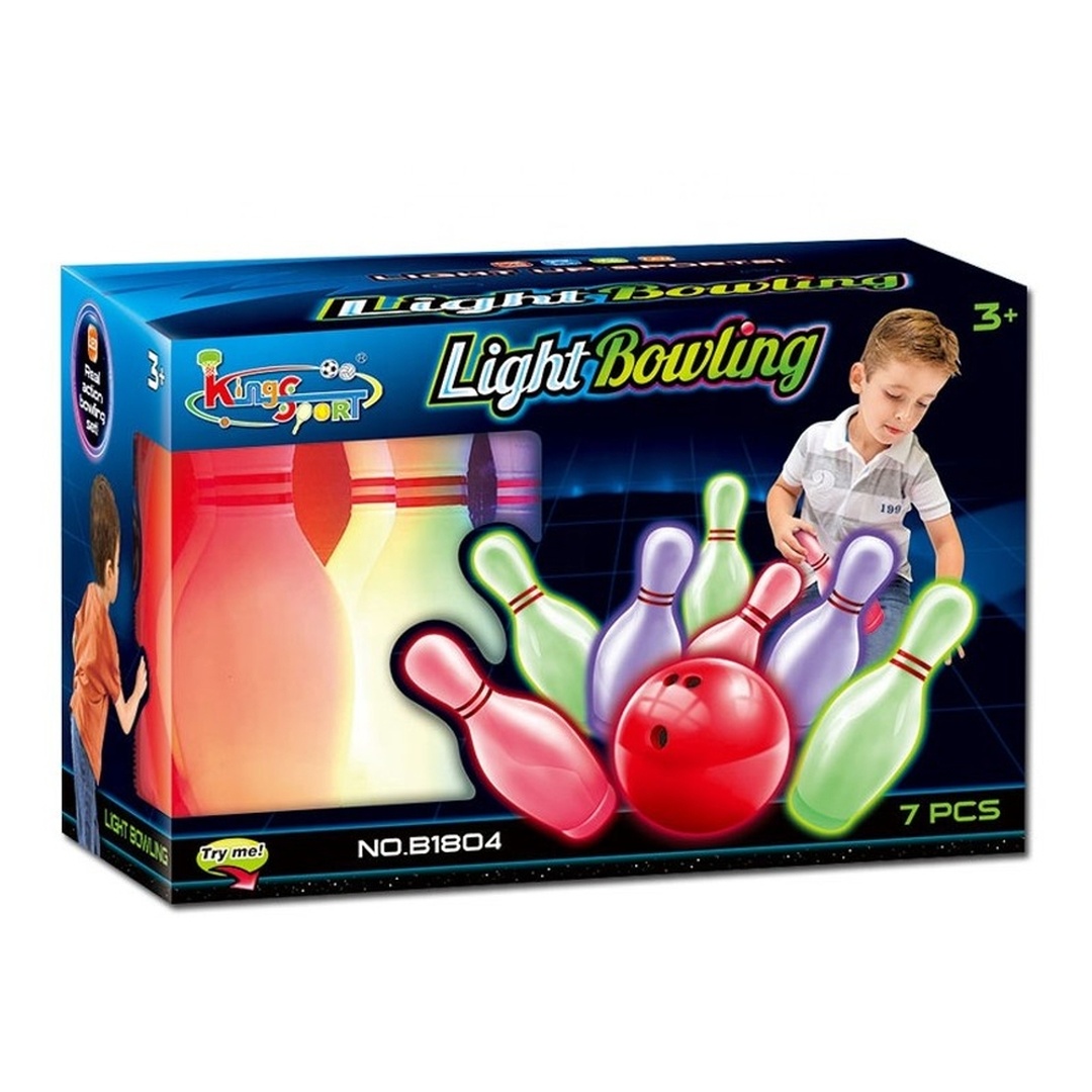 مجموعة البولينج المضيئه - 7.5 بوصة - 7 قطع - B1804