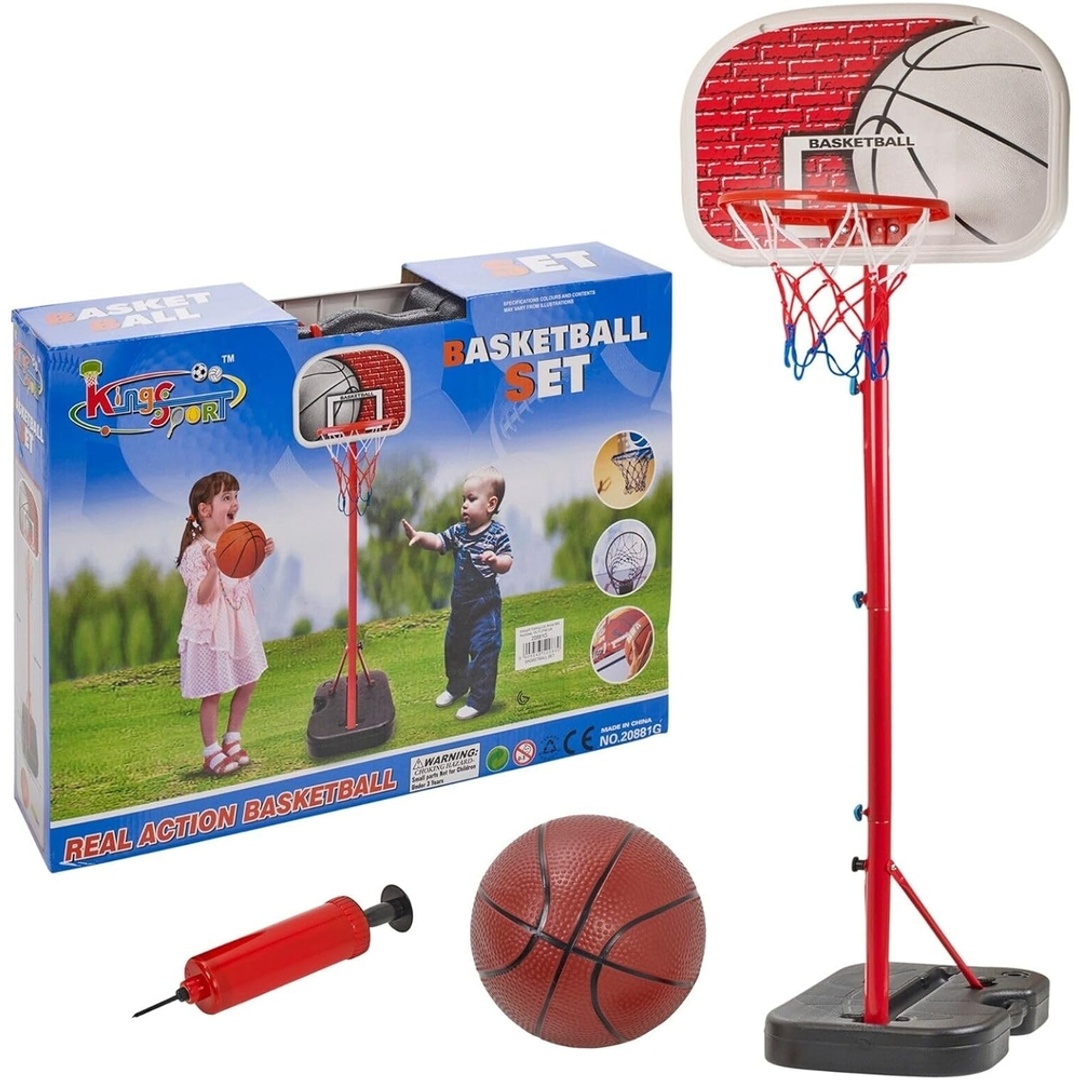 مجموعة لعبة كرة السله مع ستاند الشبكة - 216 سم - 20881G