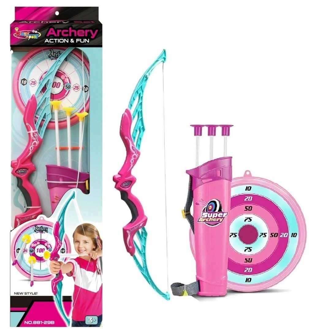 لعبة قوس مع حقيبة الأسهم والهدف - 881-29B