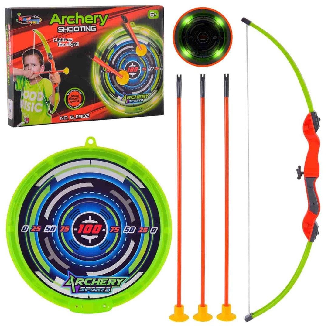 لعبة مجموعة القوس مع الأسهم و الهدف المضئ - GJ1902