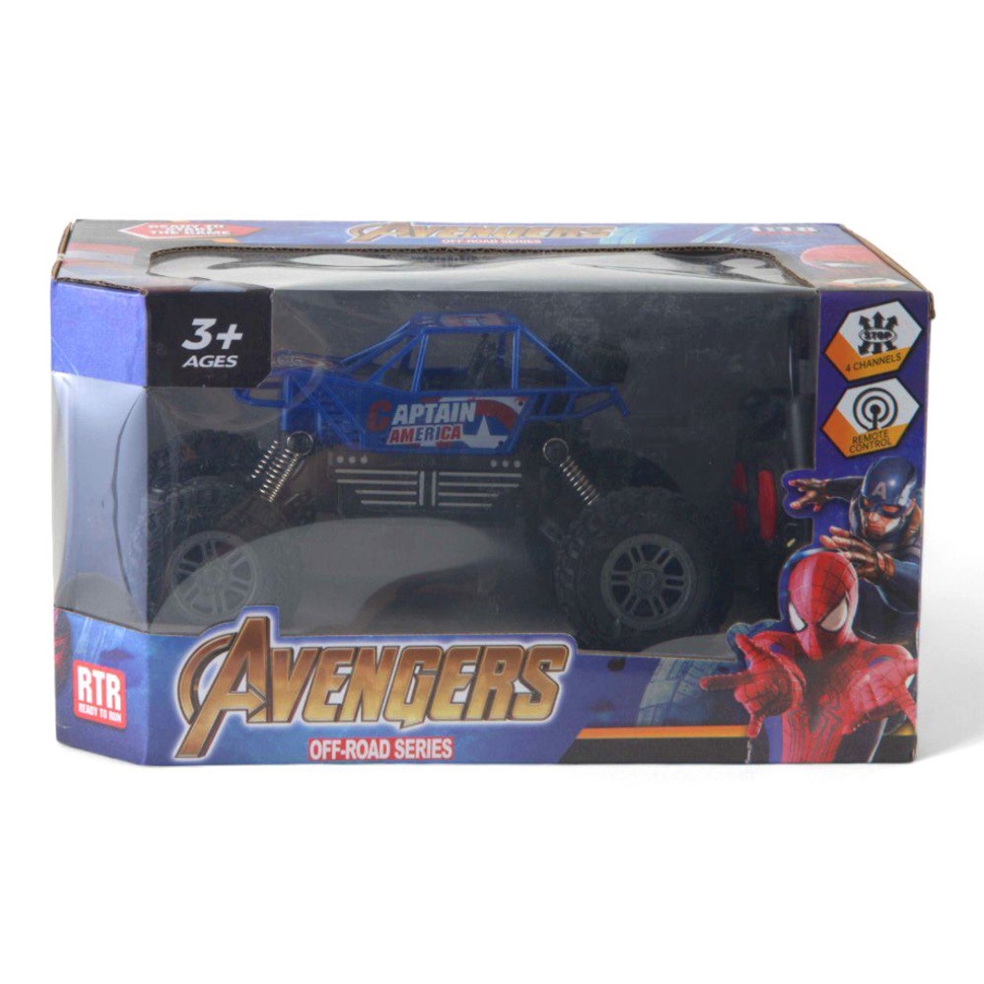 سياره باجي افنجرز كابتن امريكا 1/18 مع ريموت - 103B