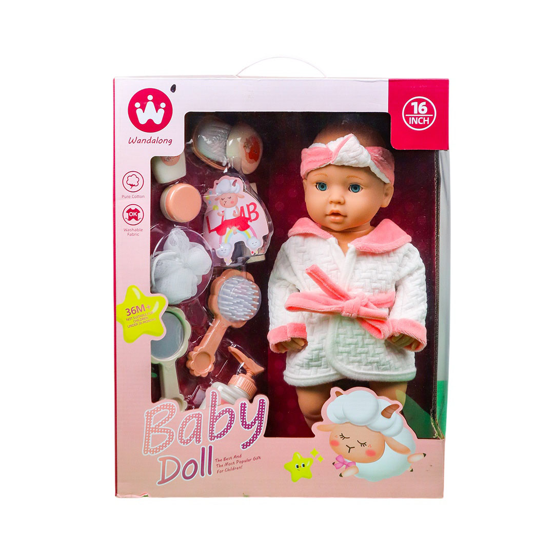 الدمية الطفلة مع الاكسسوارات - 16 بوصة - W16T-01/6