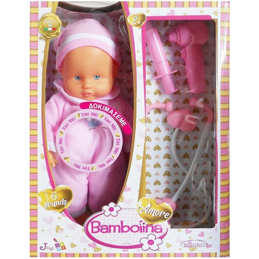ديميان - مجموعة دمية بامبولينا أموري مع ملحقات طبية - BD1826