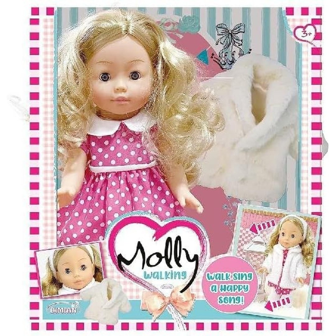 الدمية مولي السائرة مع فستان اضافي 33 سم - BD1226