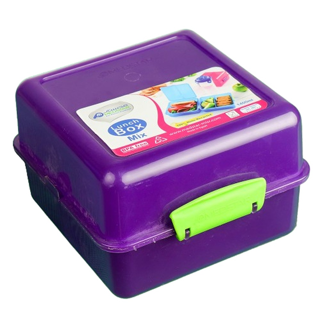 صندوق لانش بوكس 1400 مللي بنفسجي - 7691