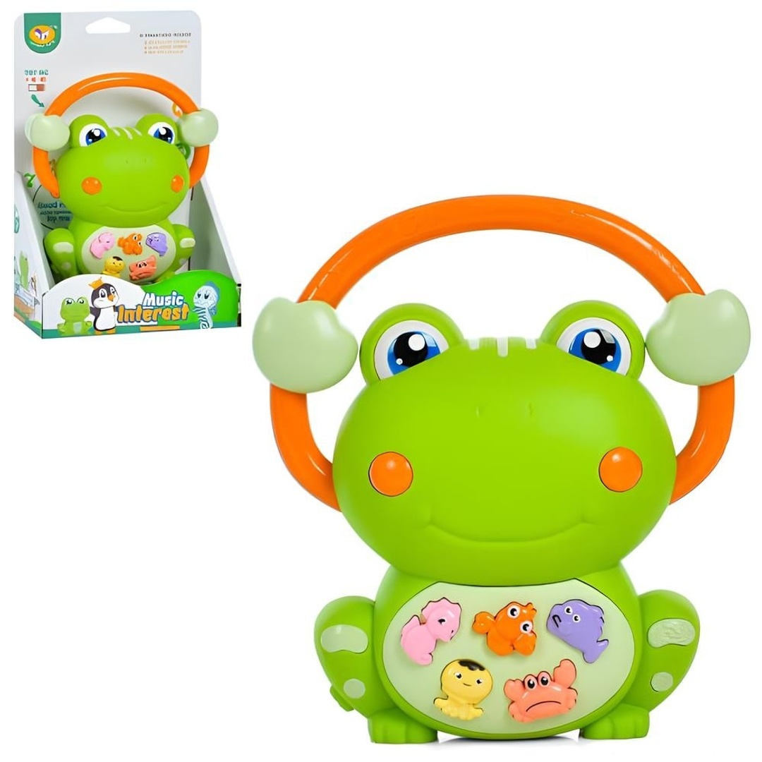 الضفدع الموسيقي مع الصوت والضوء - 855-123D
