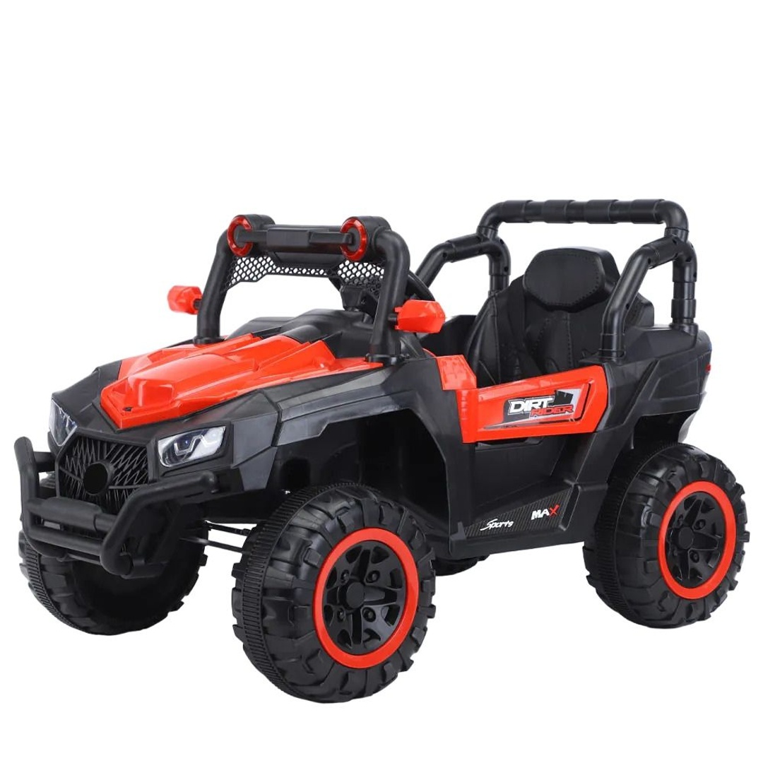 عربية اطفال كهربائية مع ريموت تحكم - أحمر - 8906