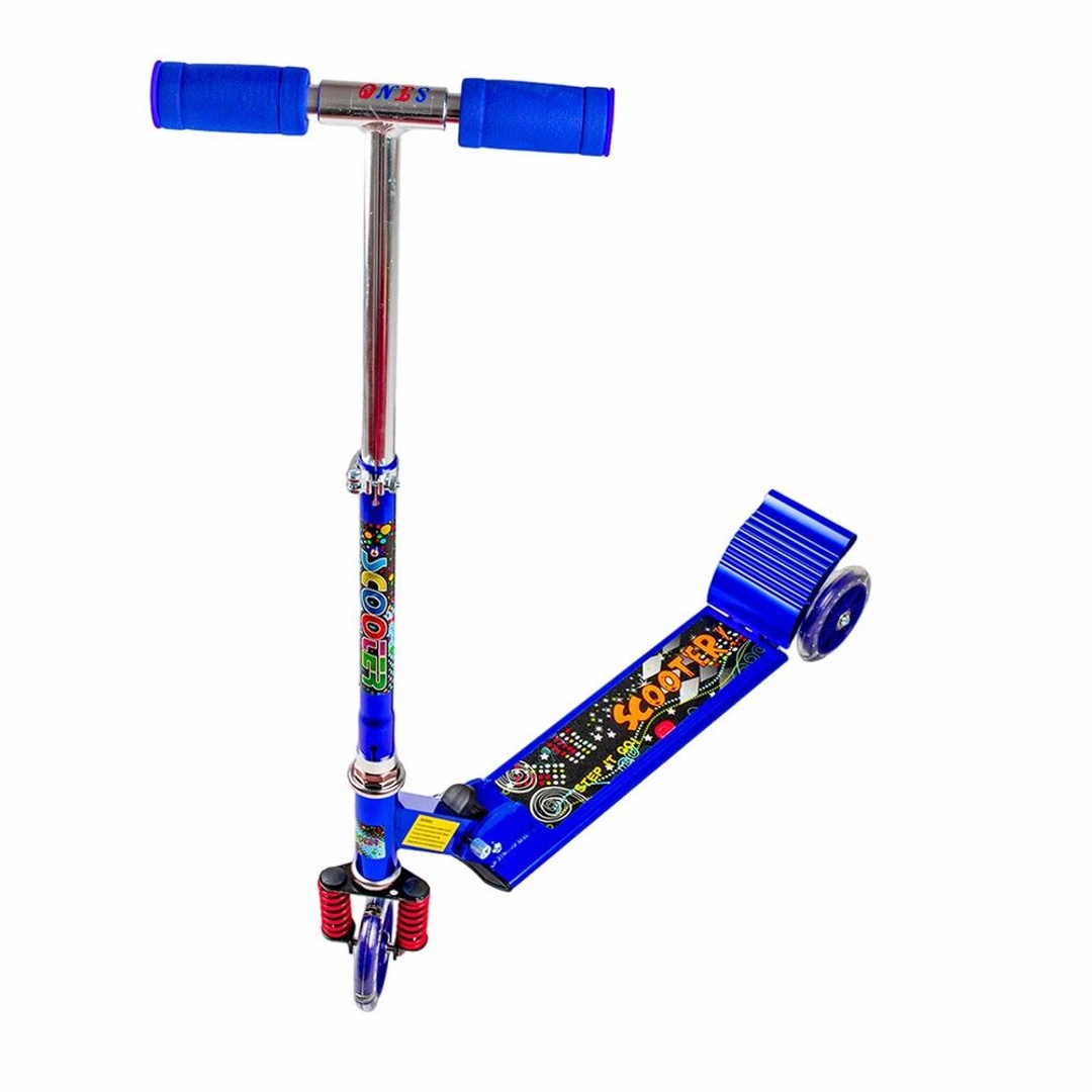 سكوتر اطفال قابل للطي المونيوم - ازرق - 232A