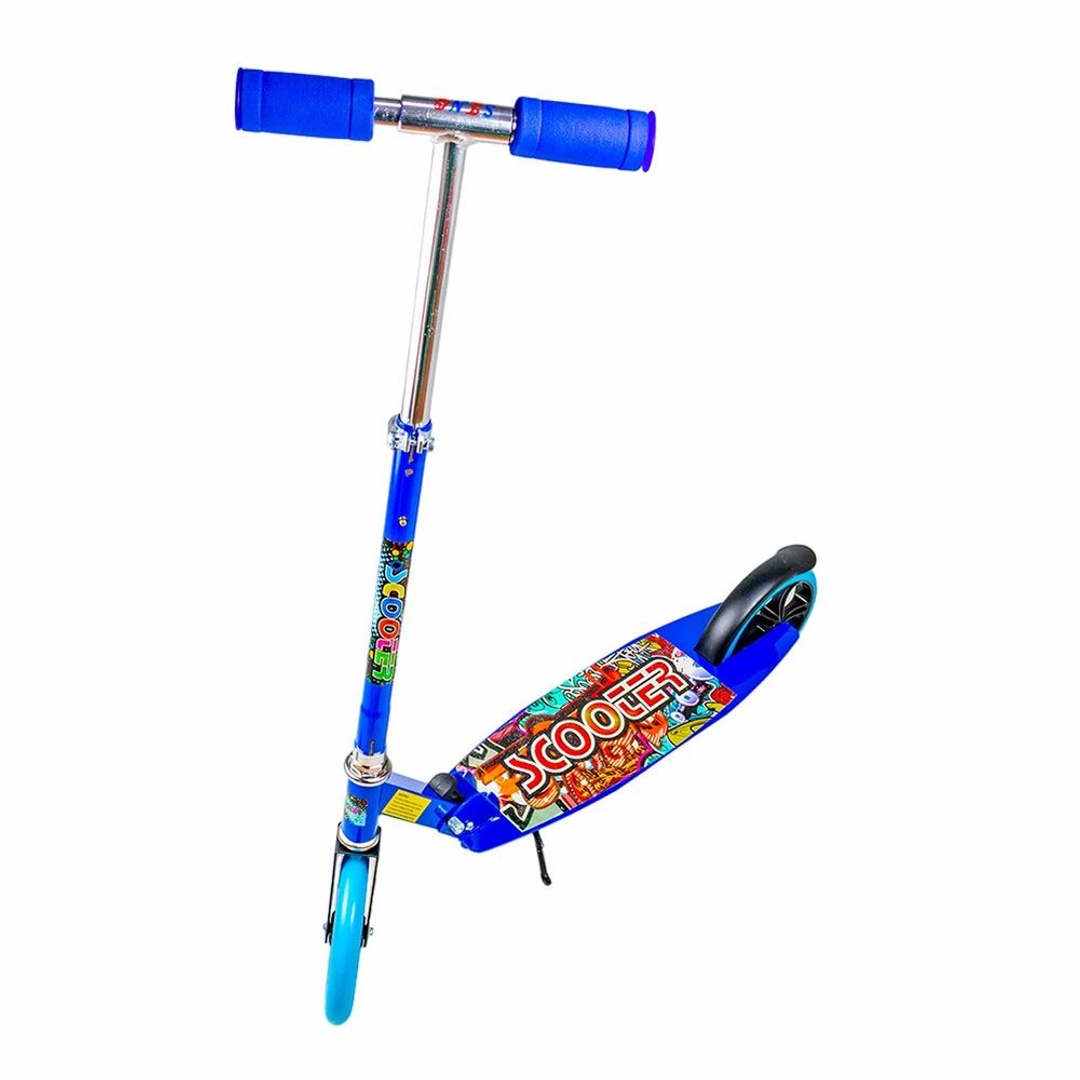 سكوتر اطفال قابل للطي المونيوم - ازرق- 673