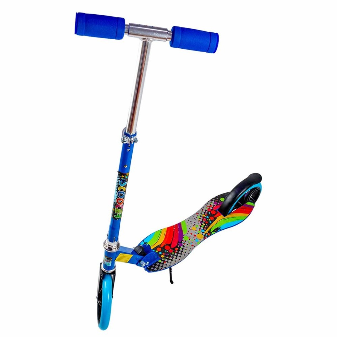 سكوتر اطفال قابل للطي المونيوم - ازرق- 672