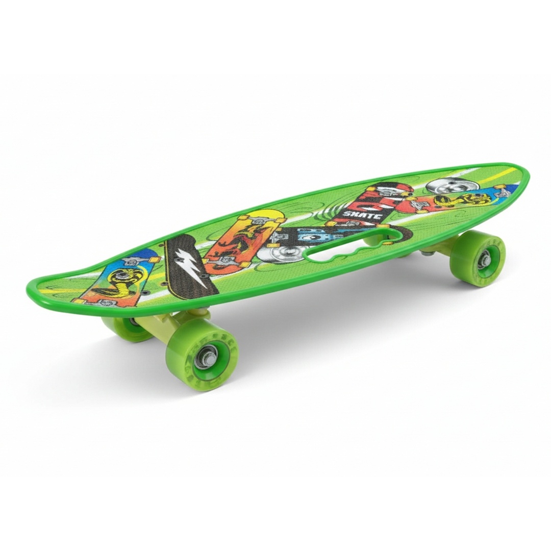 لوح التزلج كروزر الأخضر بالرسومات الجرافيكية - 212