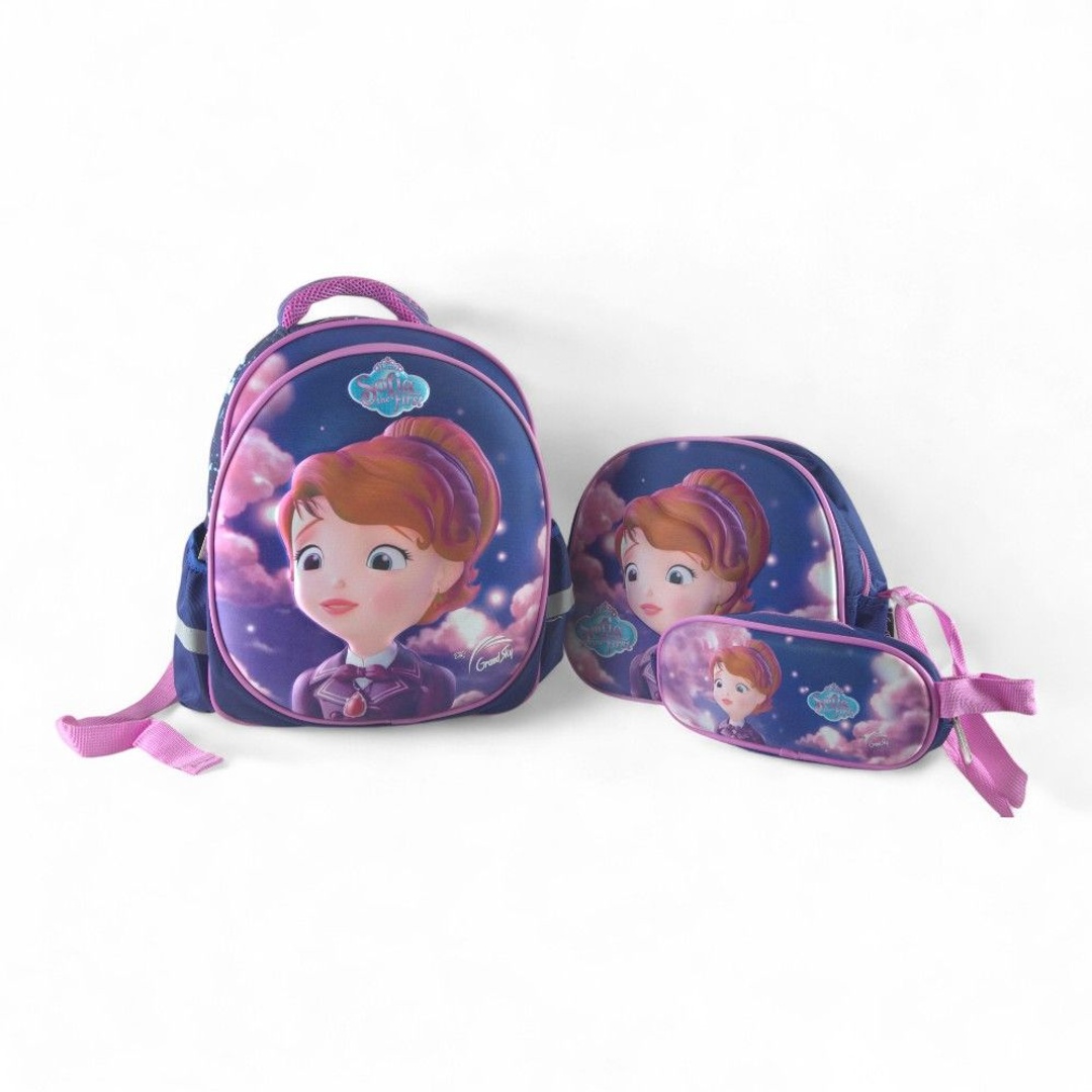 شنطة صوفيا المدرسية 17 بوصة مع حقيبتين - GS14-T