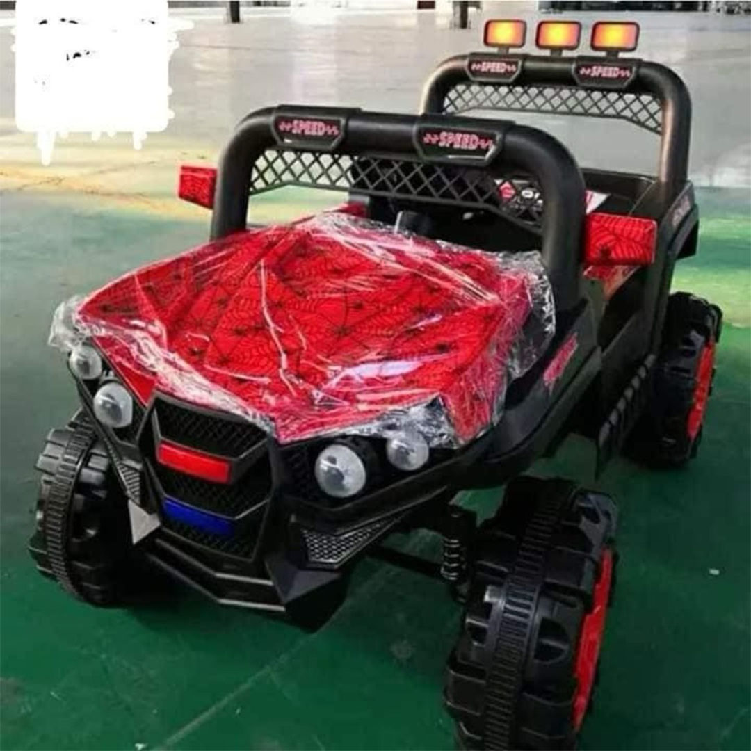 سيارة أطفال كهربائية مع ريموت تحكم - سبايدر مان أحمر - 769P