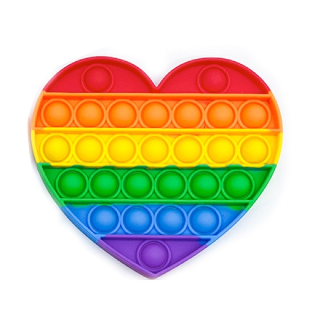 بوب ات فيدجت قوس قزح علي شكل قلب - CD-03