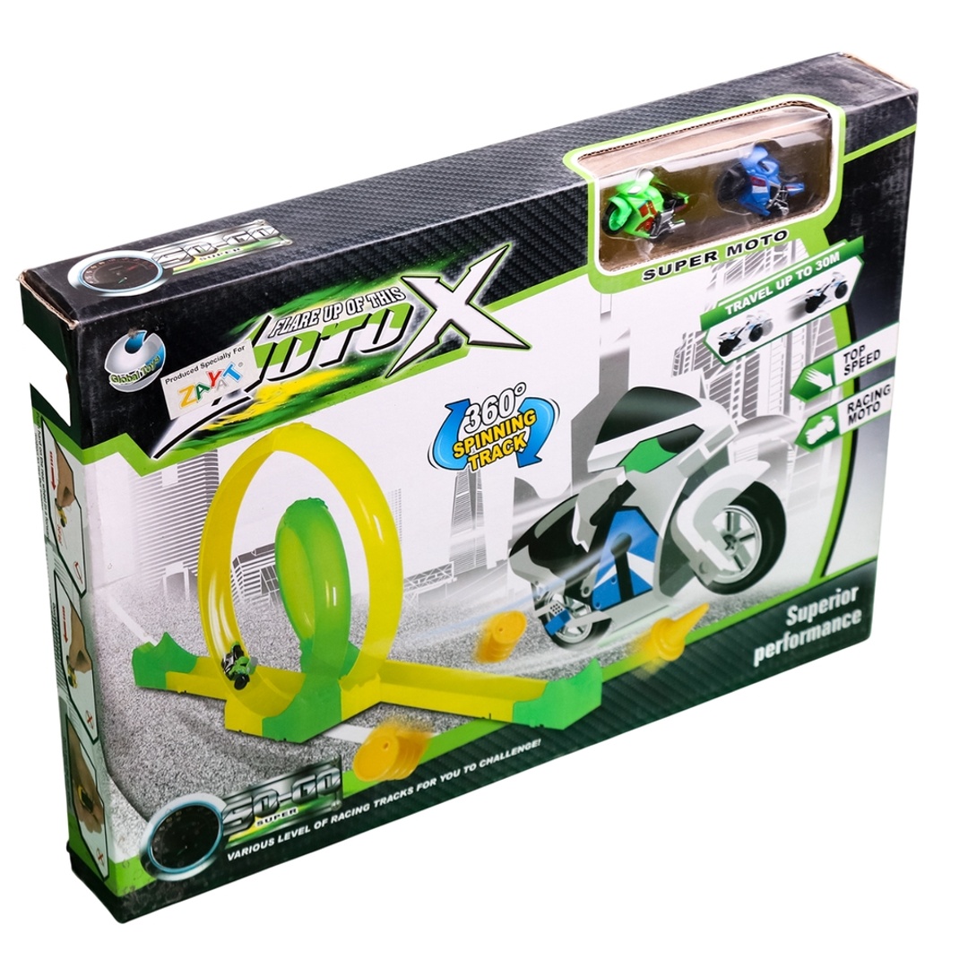 تراك 360 لسباق الدراجات النارية أزرق و أخضر - SP688-28