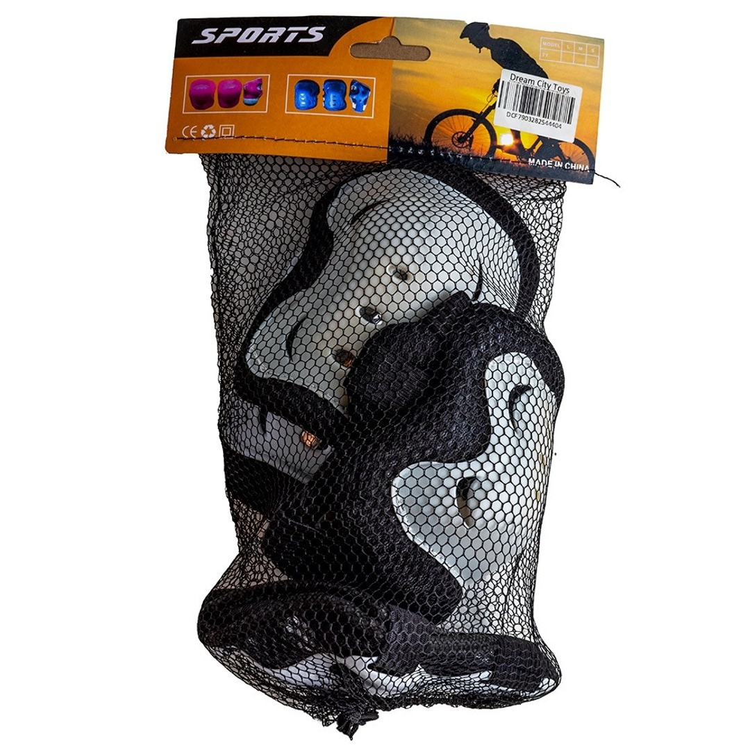 طقم سلامة الكوع والركبة - اسود - 023B