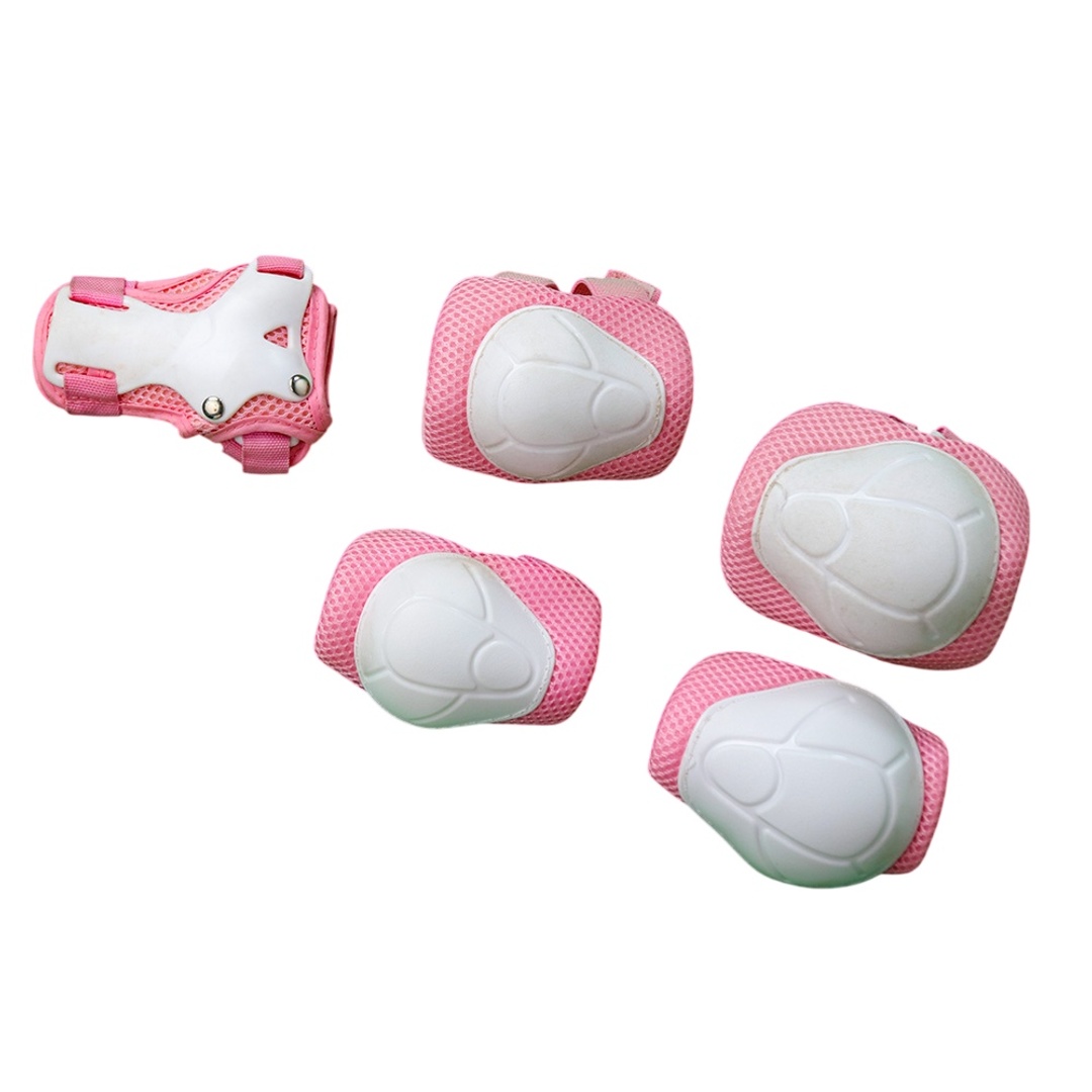 طقم حماية للركبة و الكوع - وردي - HL-P01