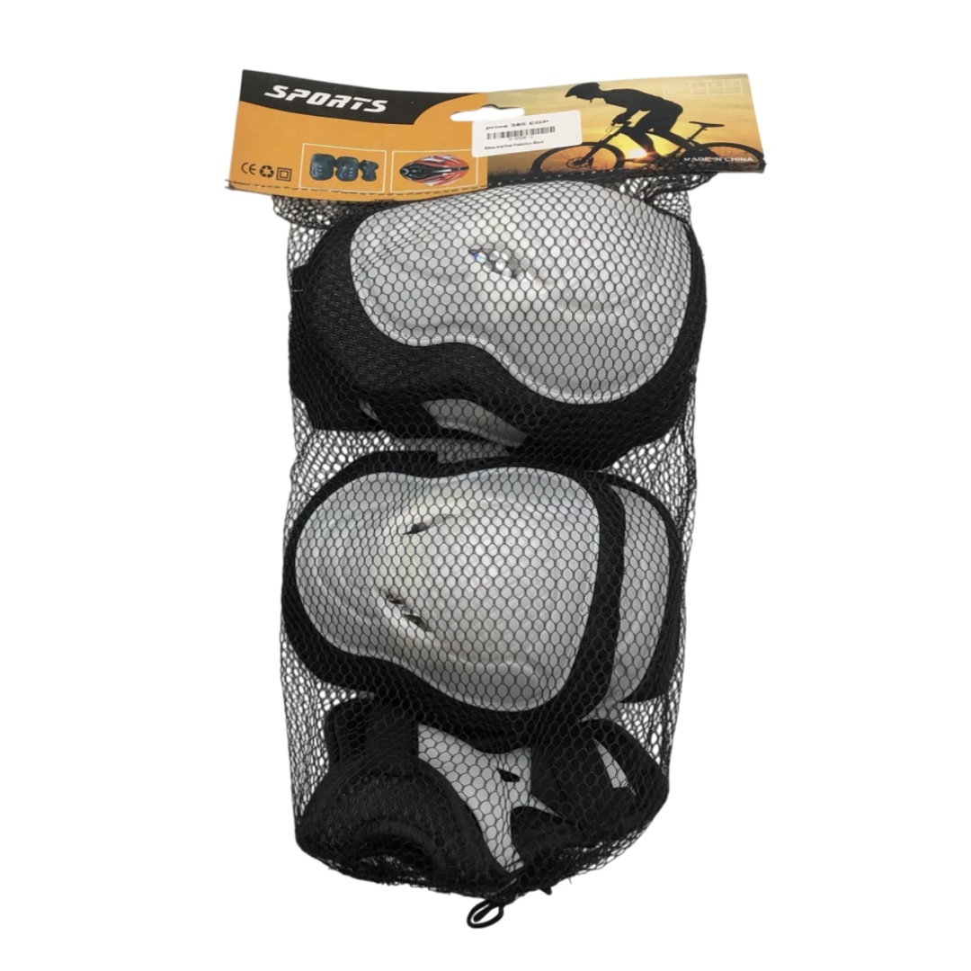 طقم حماية للركبة و الكوع - اسود - 033B