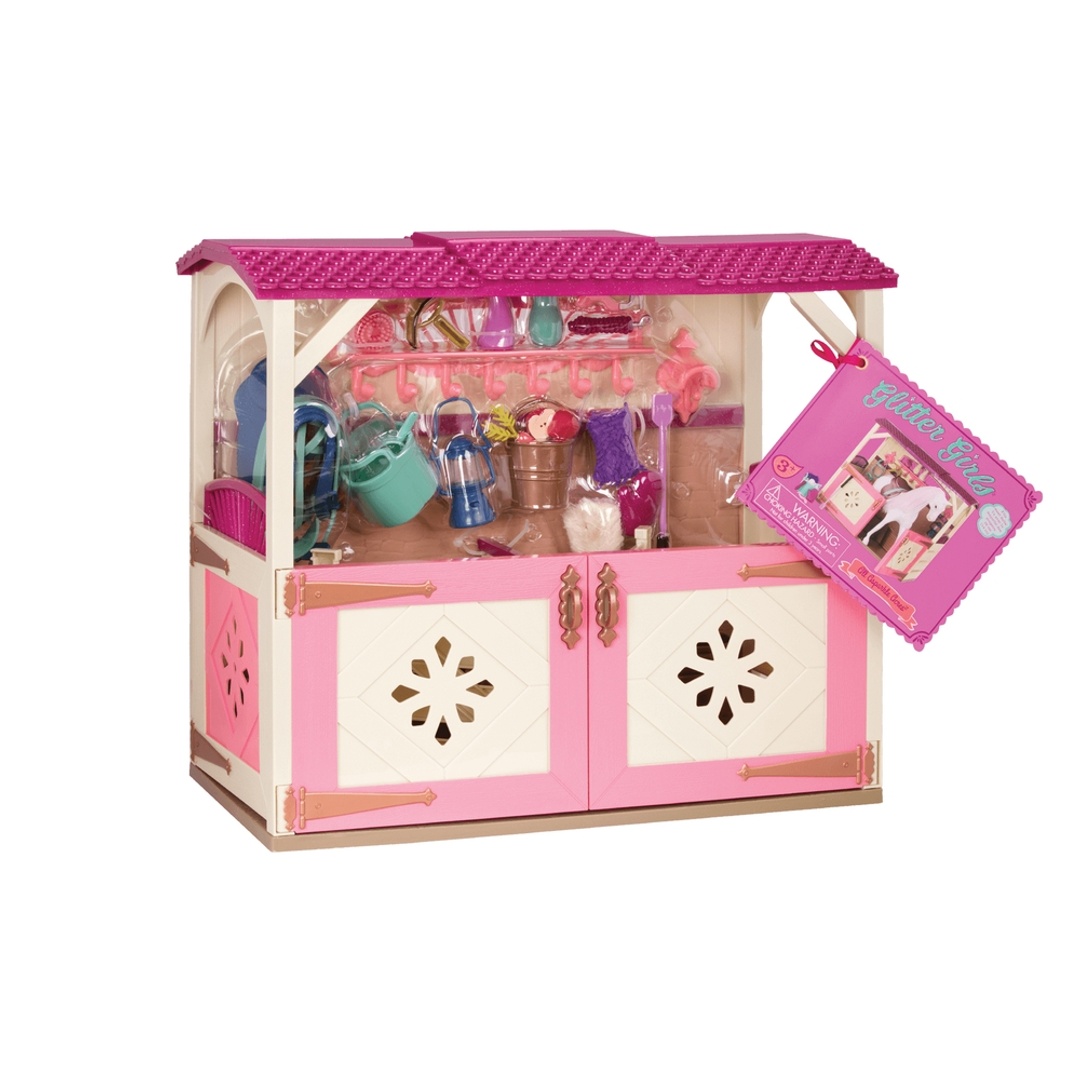 اسطبل الأحصنة مع الأكسسوارات لدمي 18 بوصه - GG57000Z