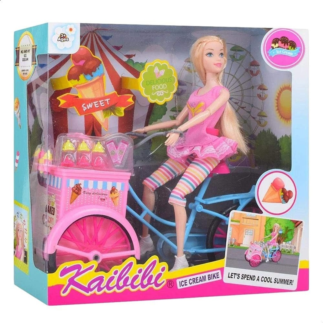 دمية كايبيبي و دراجة المثلجات مع الأكسسوارات - BLD142