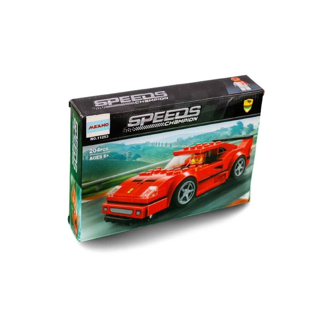 مكعبات لعبة سيارة فيراري اف 40 204 قطعة - 11253