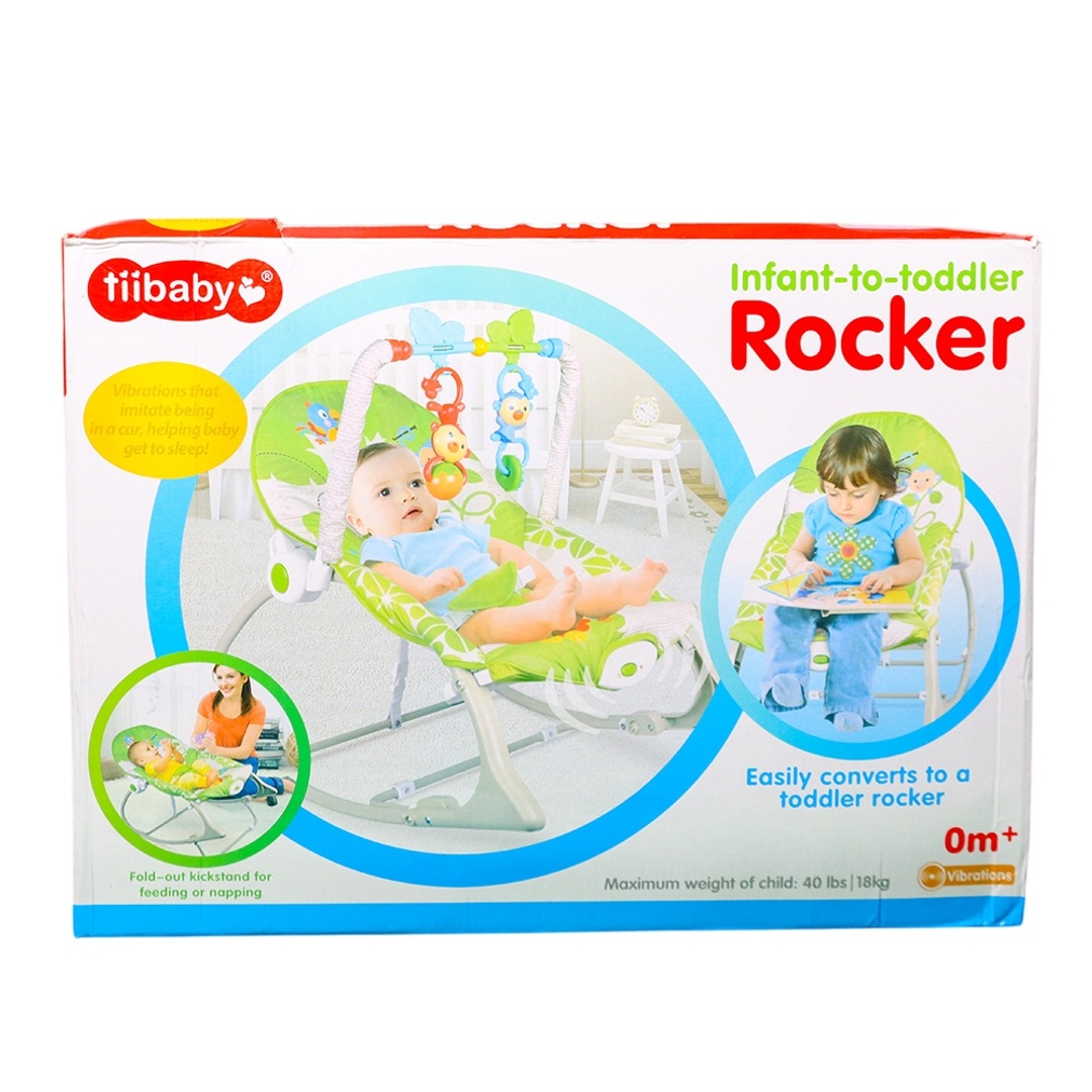 كرسي ارجوحة هزاز بشكل بومى للأطفال مع الألعاب - 68114