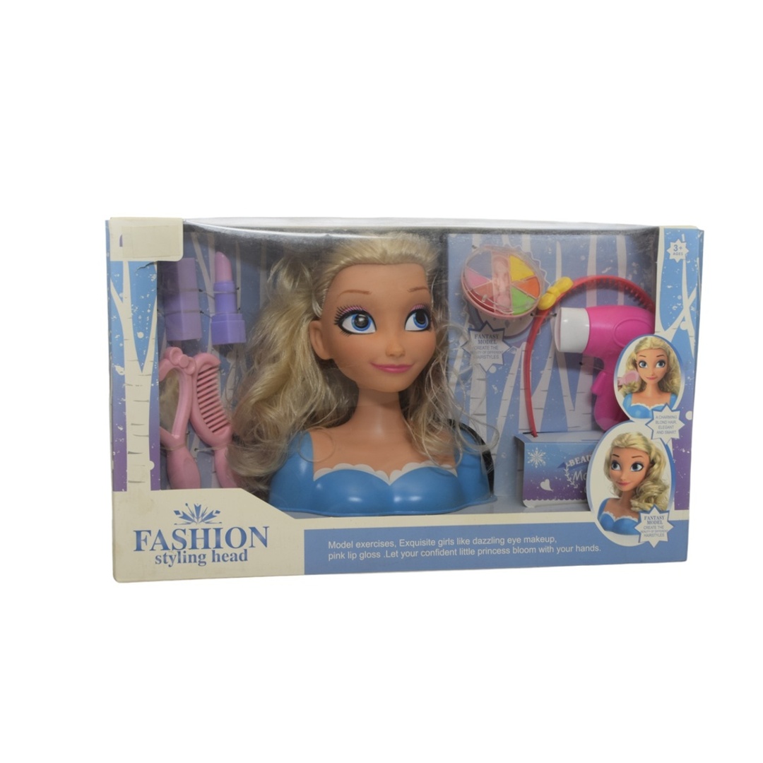 رأس دمية فروزن مع الأكسسوارات 20 سم - YL229B-8