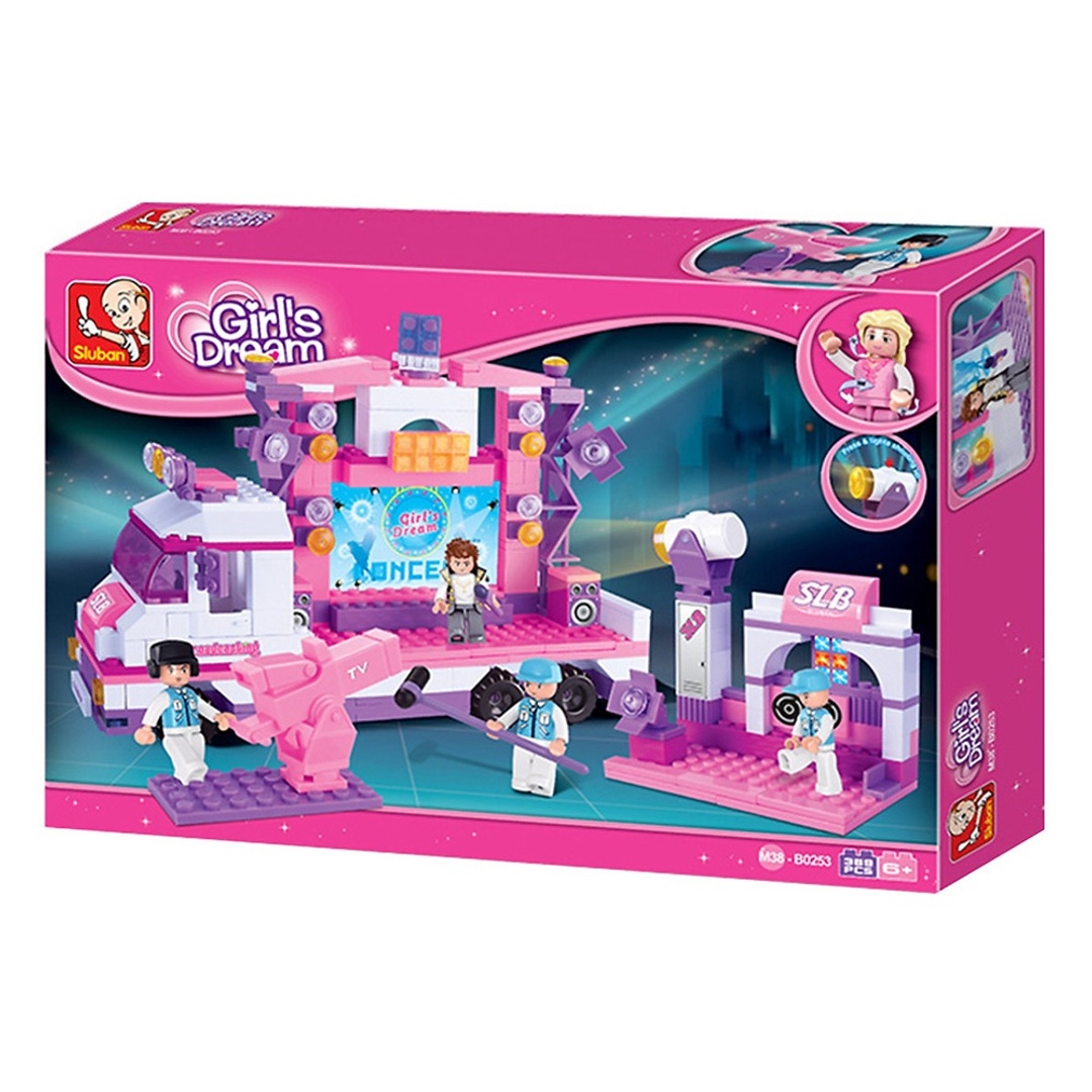 مكعبات شاحنة المسرح للغناء - 369 قطعة - M38-B0253