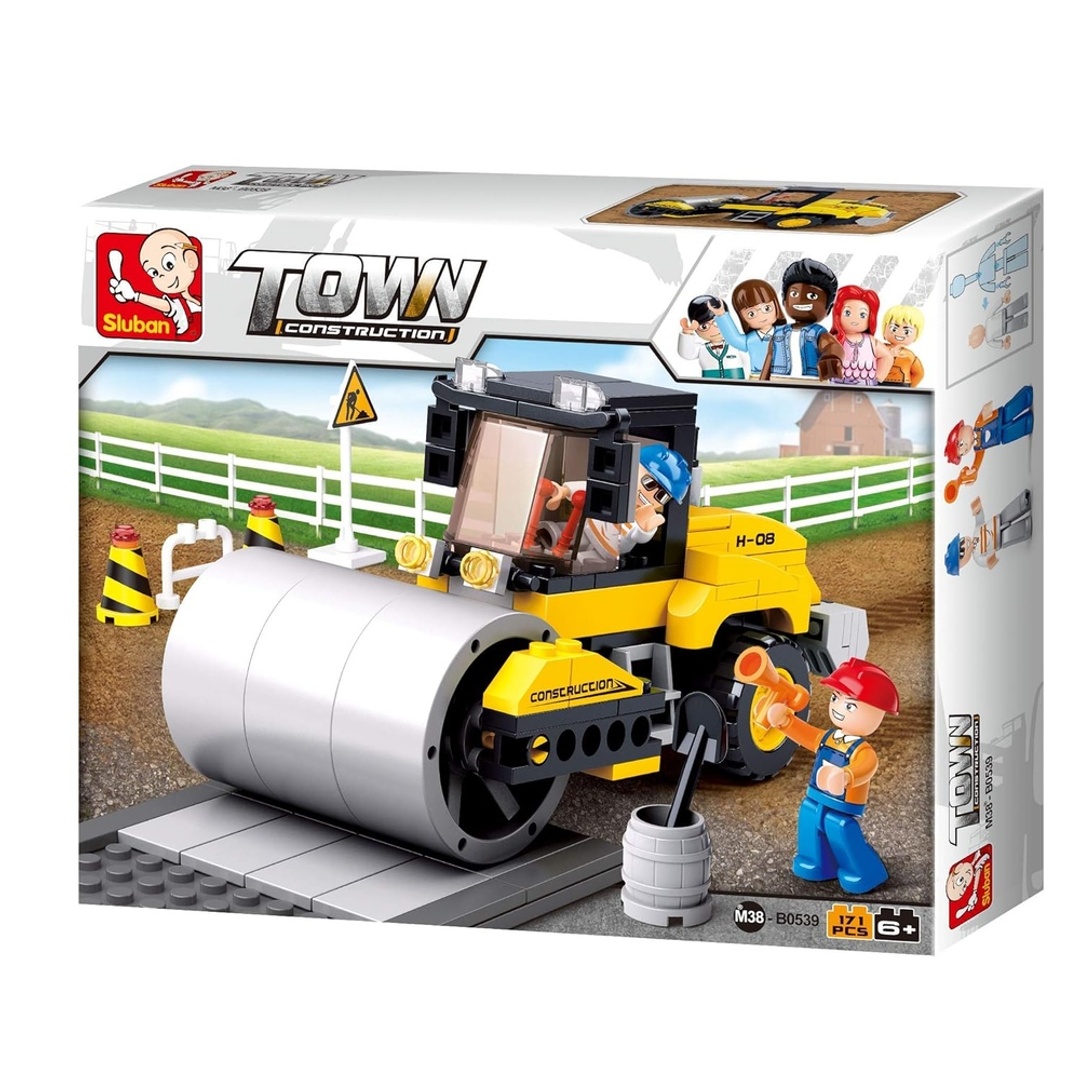 مكعبات شاحنة سفلتة الأرض 171 قطعة - M38-B0539