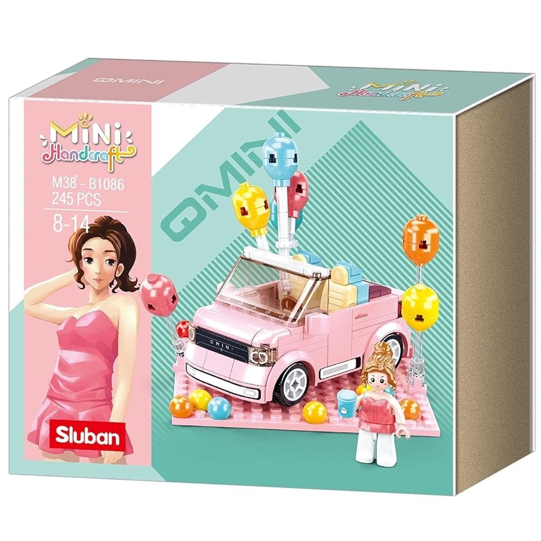 مكعبات سيارة مكشوفة السقف - 245 قطعة - M38-B1086