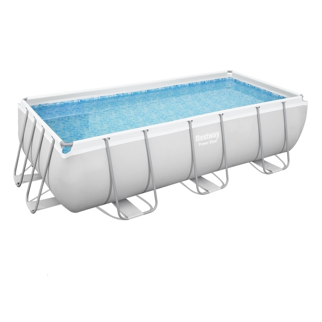 حمام سباحة مربع الشكل مع مضخة تصفية - 56442