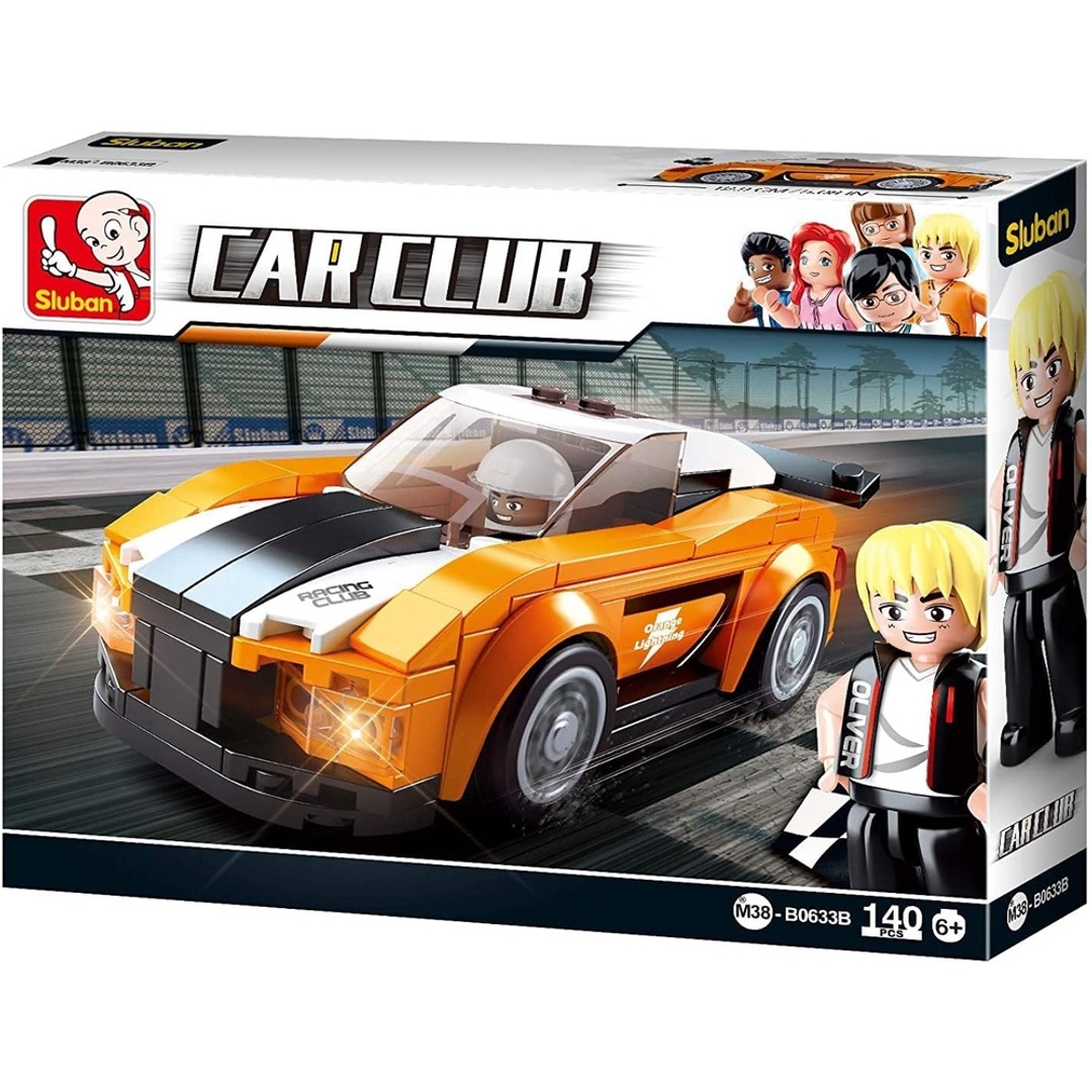 مكعبات لعبة سيارة بوبكات للسباقات - 140 قطعة - M38-B0633B
