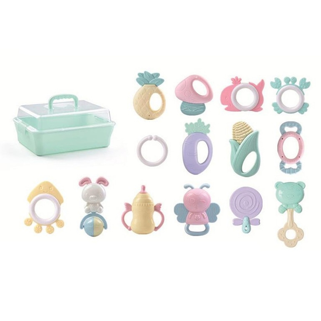 صندوق شخاشيخ مطاط - 14 قطعة - 031019- R6210G