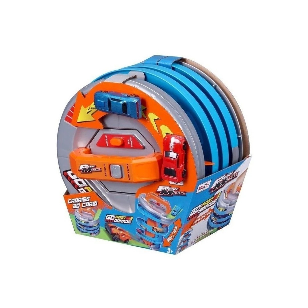 جراج دائري سريع مع 4 سيارات سباق - 12433