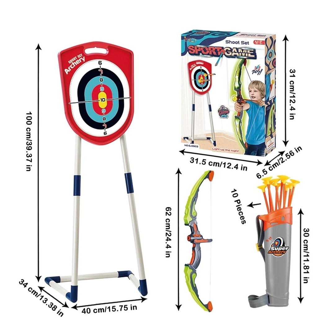لعبة قوس مع حقيبة الأسهم و ستاند الأهداف - GJ3503