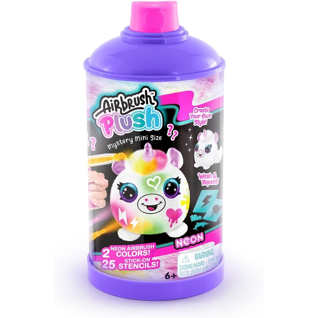 علبة طلاء بخاخة نيون مع لعبة صغيرة عشوائية - AIR020