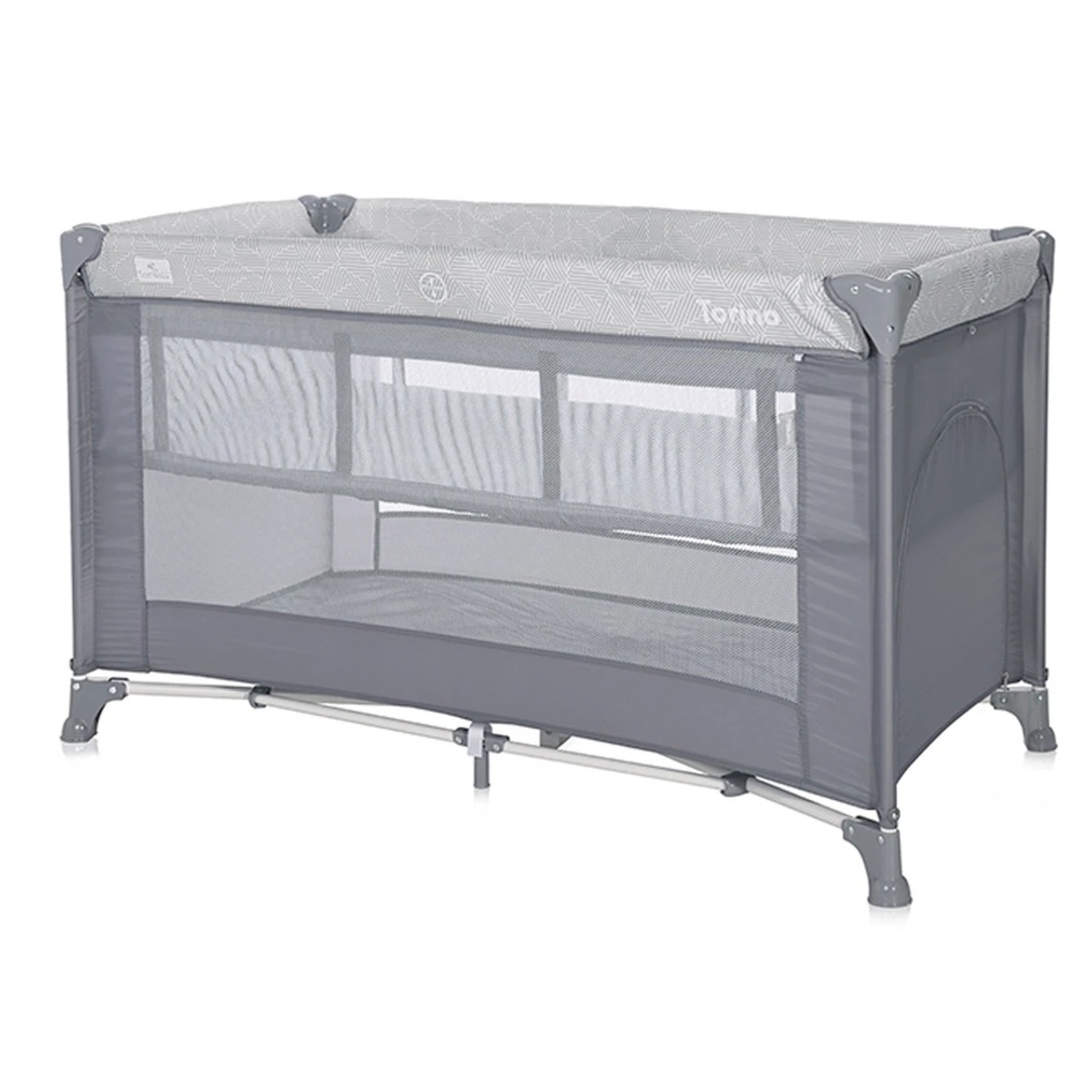 سرير اطفال تورينو بطبقتين - رصاصي - 1008046