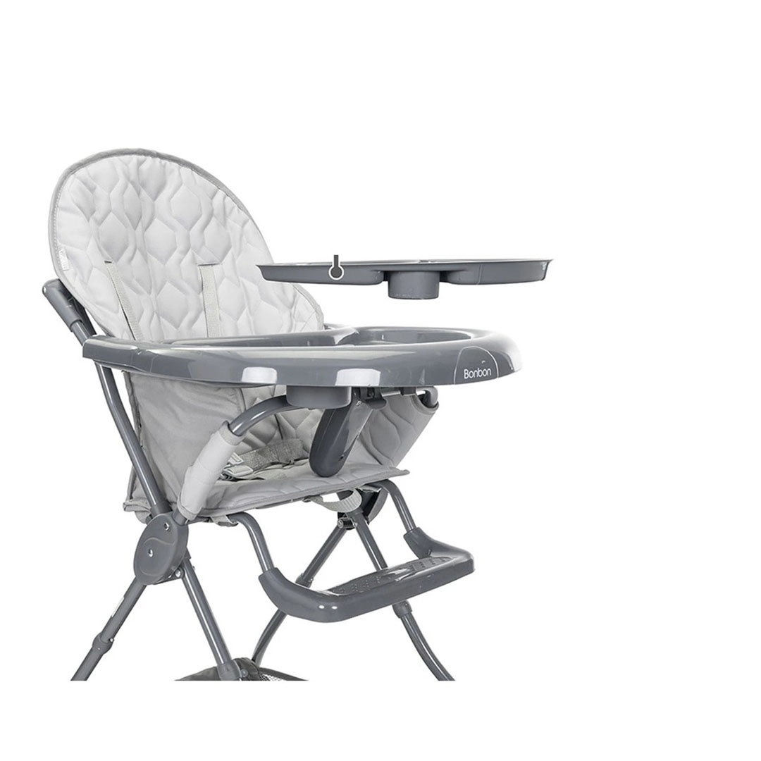 كرسي طعام عالي - رصاصي - 1010031