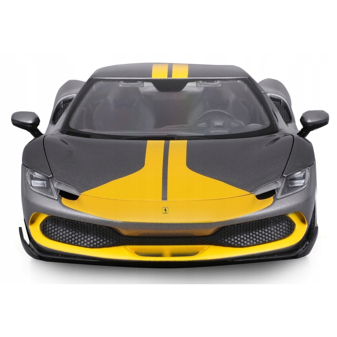 لعبة سيارة فيراري جي تي بي اسسيستو 1/18 - رصاصي - 18-16017