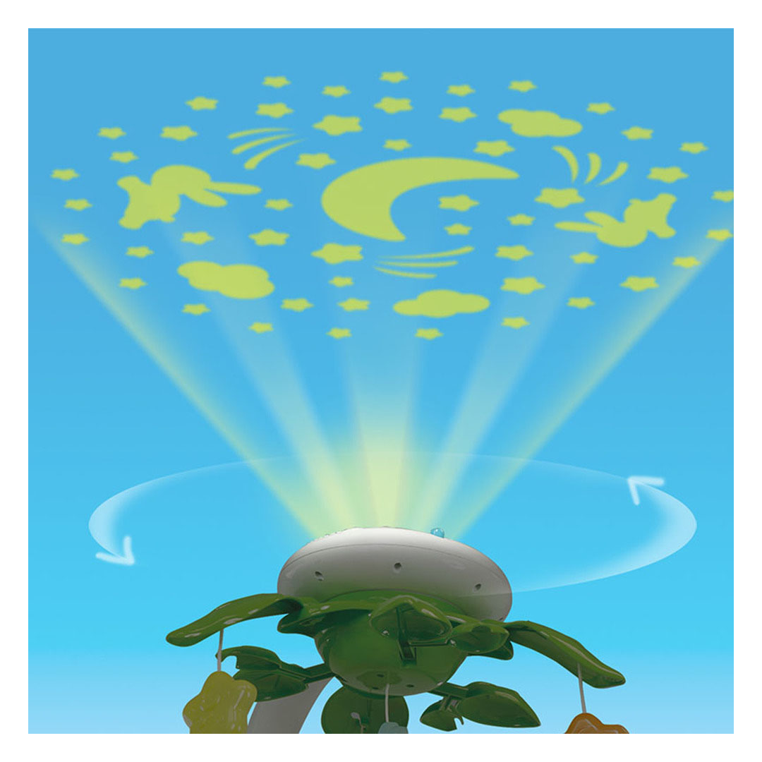 بروجيكتور الحيوانات الأليفة مع الموسيقي والأضواء - 000845