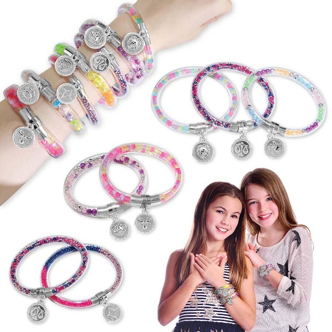 مجموعة مجوهرات اساور زودياك الرائعة من سو بيدز 2500 خرزة - T08067-B-A