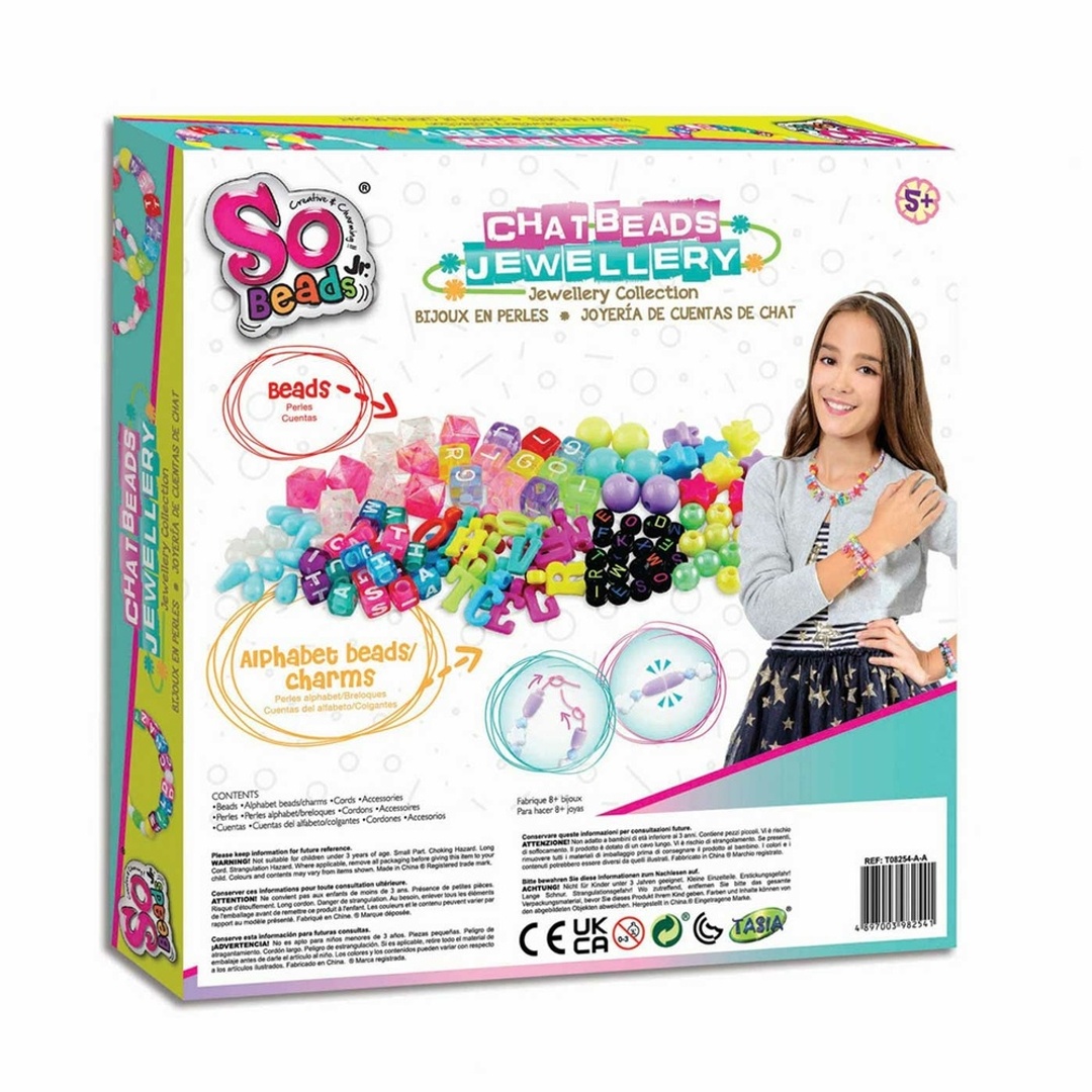 صندوق صناعة أساور الحروف بالخرز - T08254-A-A