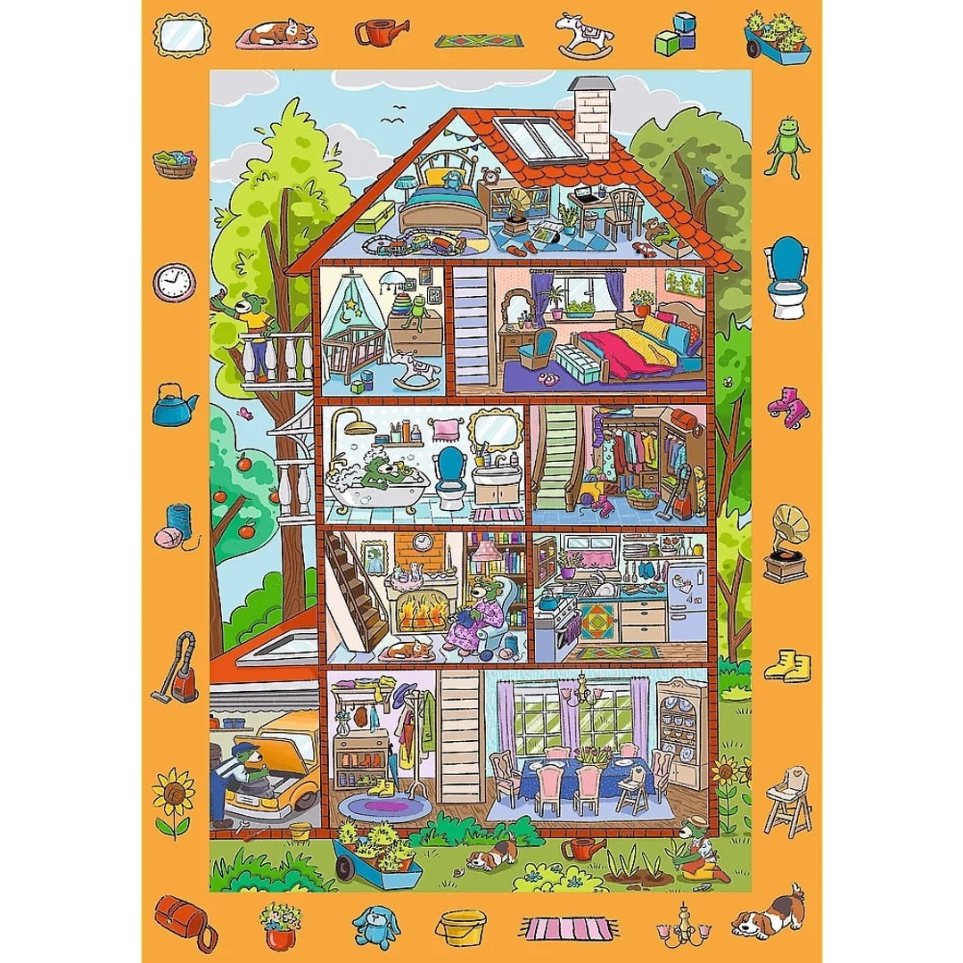 بازل عائلة تريفليك بالمنزل - 24 قطعة - 15593