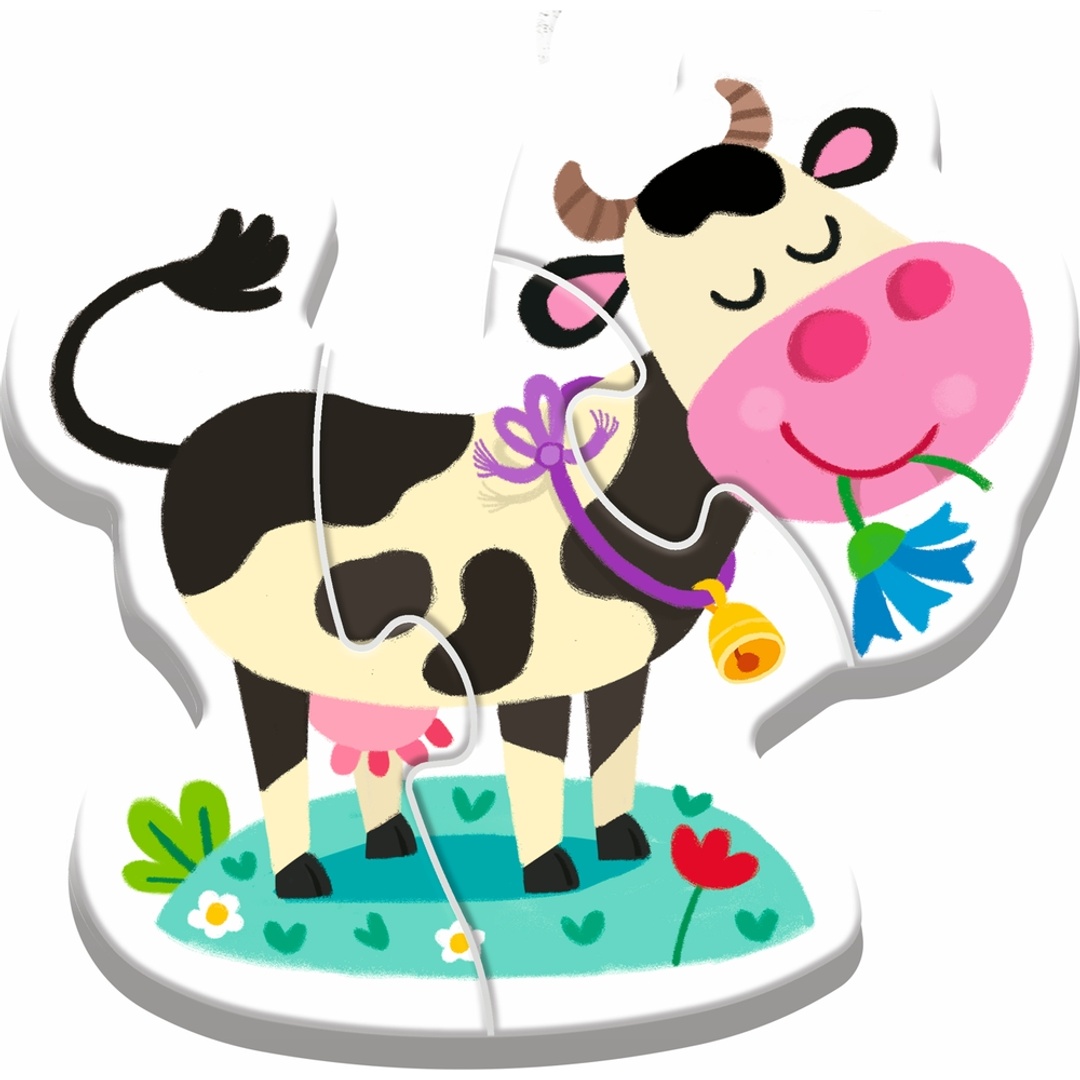 بازل حيوانات المزرعة للأطفال - 14 قطعة - 36127