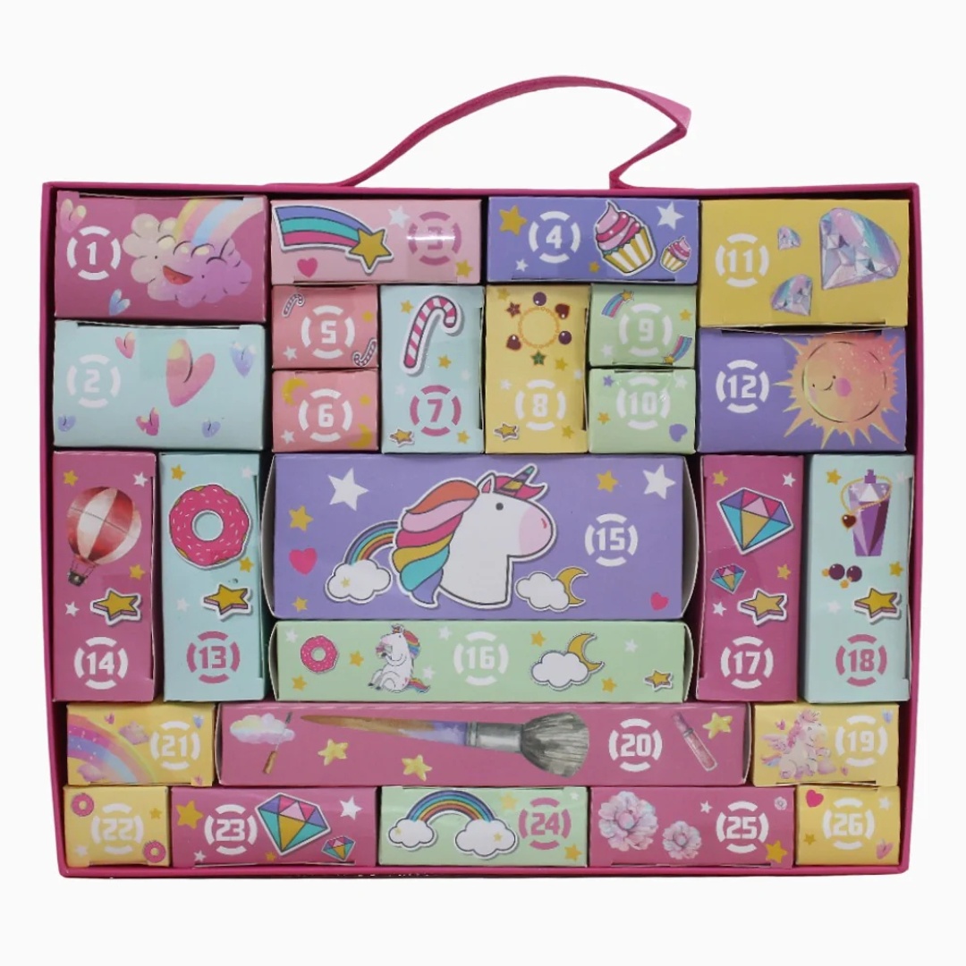 مجموعة علب المكياج والمجوهرات وحيد القرن السحري - 6061LD