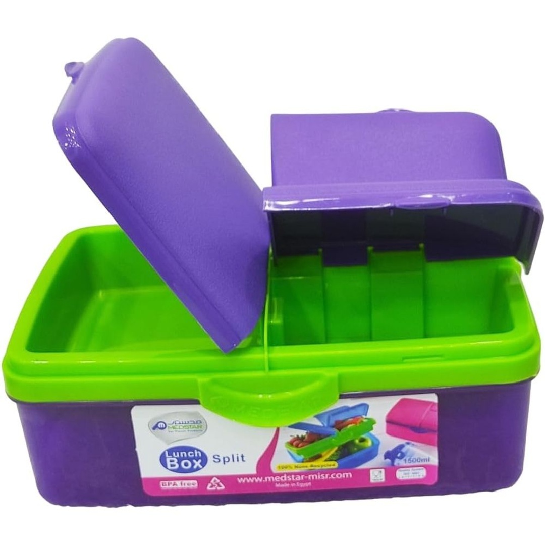 صندوق لانش بوكس 1500 مللي بنفسجي - 7721