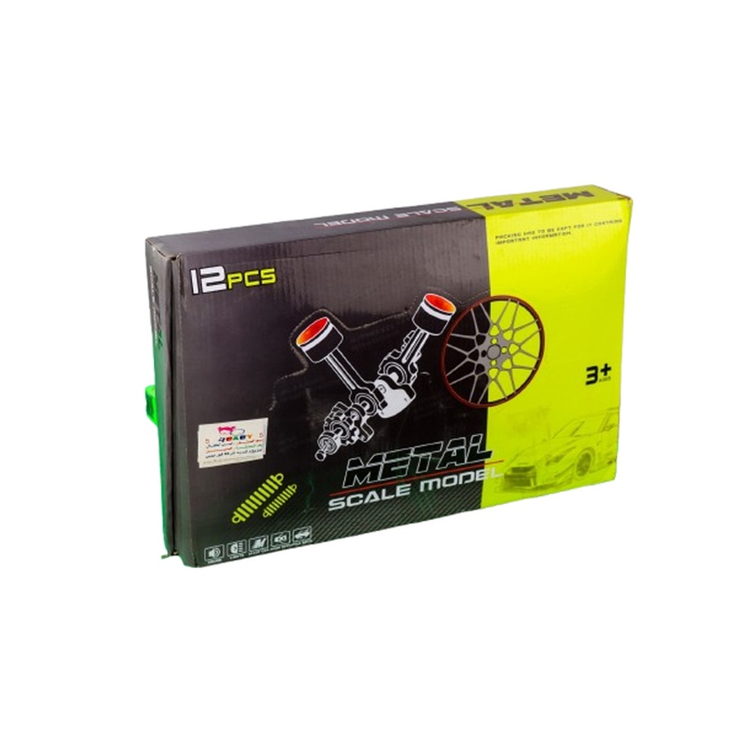 شاحنات الشرطة المعدنية 1/36 (4 اشكال) - 3642D