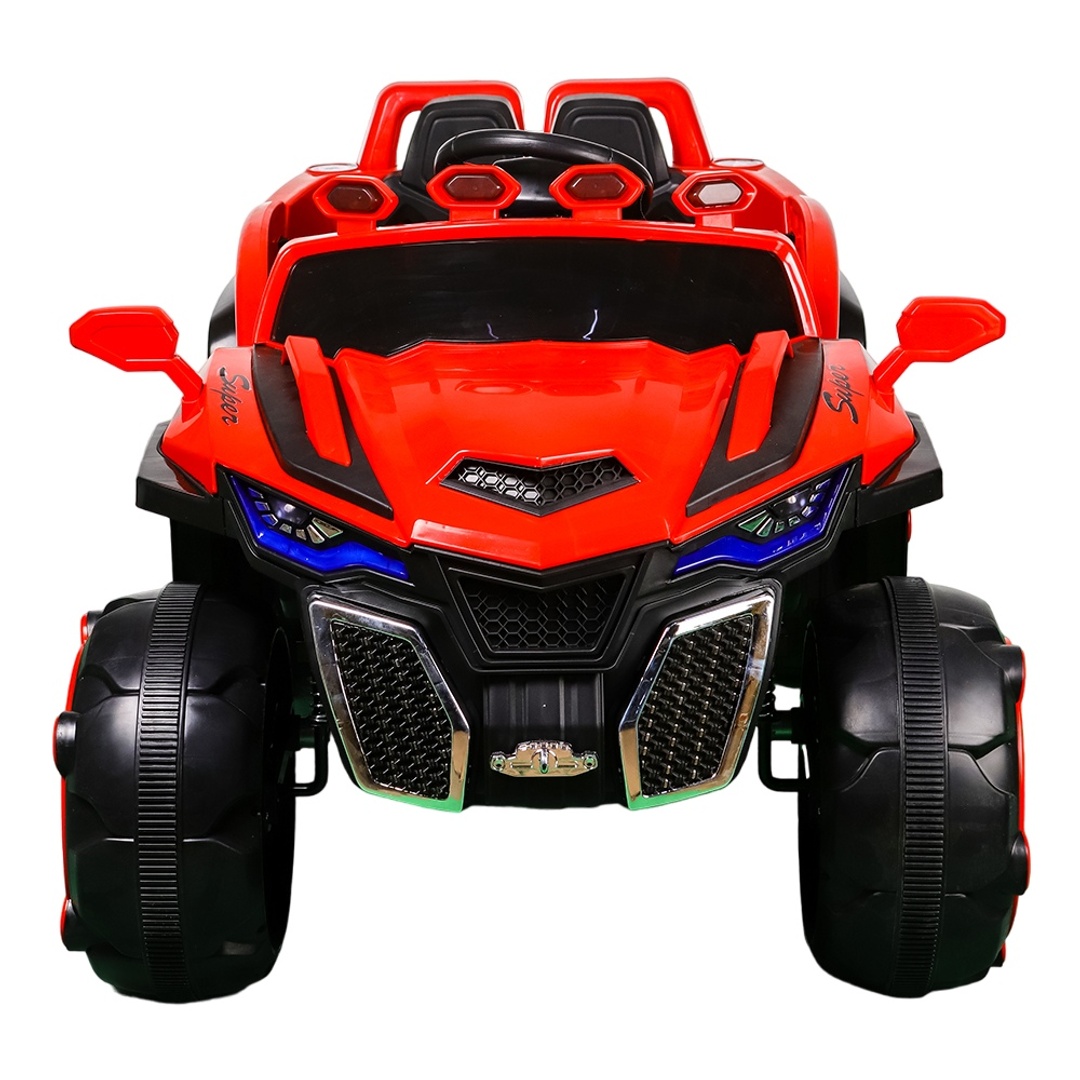 عربية اطفال كهربائية مع ريموت تحكم - أحمر - D-HB137